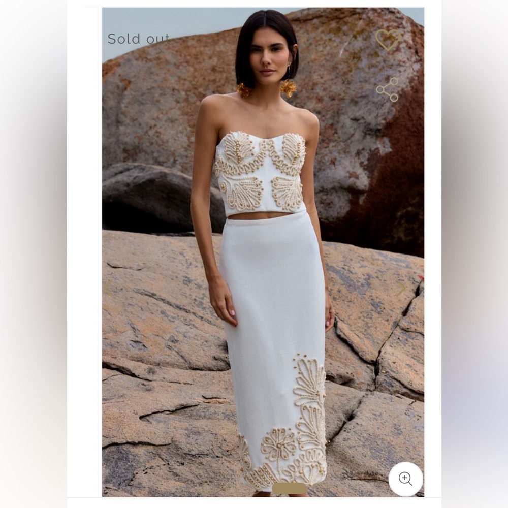 SET PatBO Dune Knit SET TOP 4 SKIRT 2